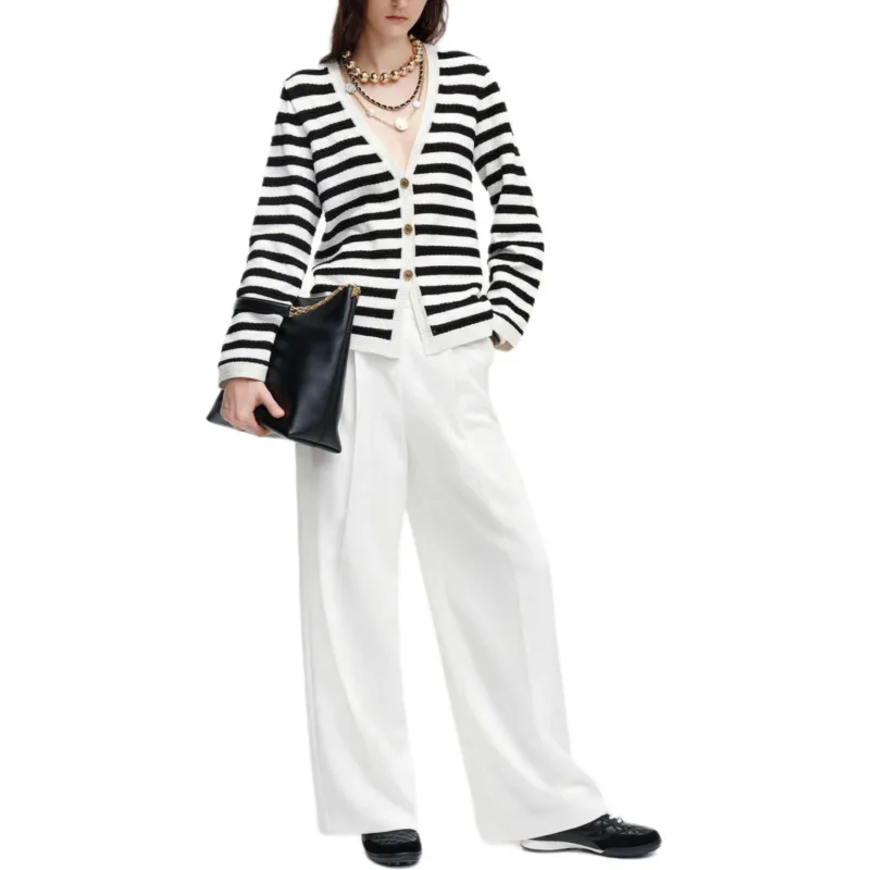 KARL LAGERFELD Knitwear Women's Black White-2