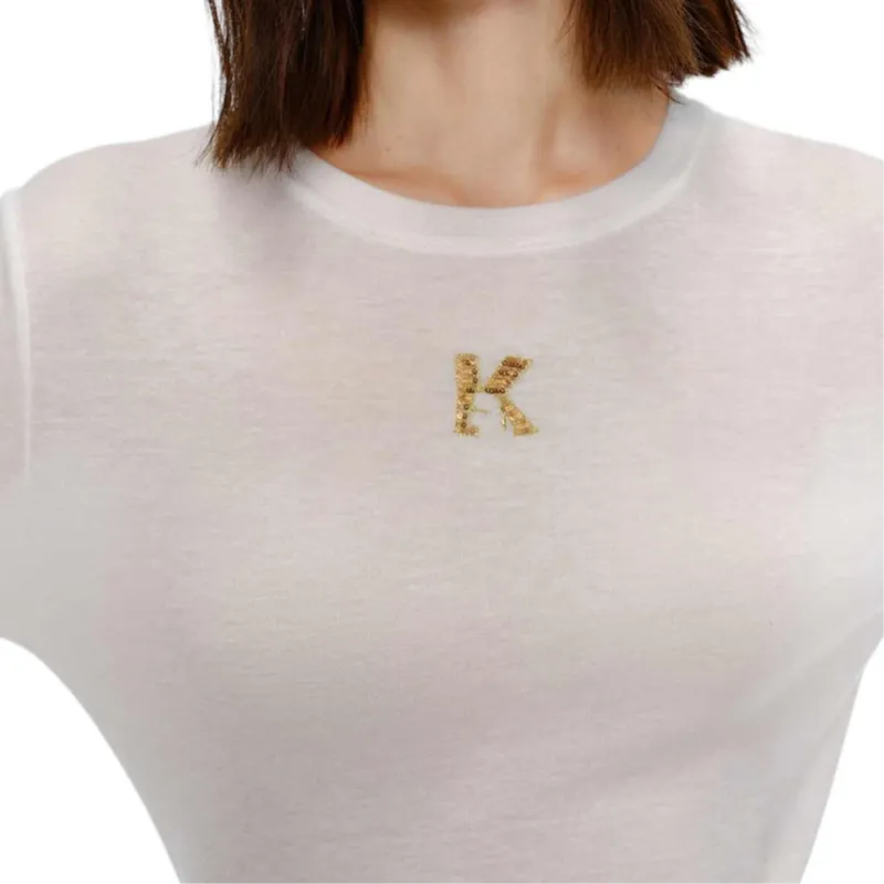 KARL LAGERFELD SS25 Regular T Shirt Women's White-4