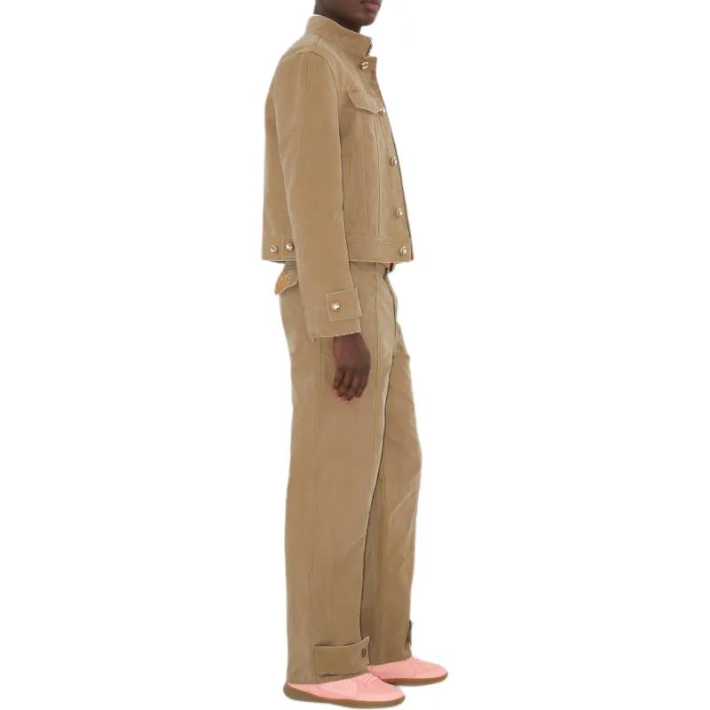 Burberry Cotton Trousers-3