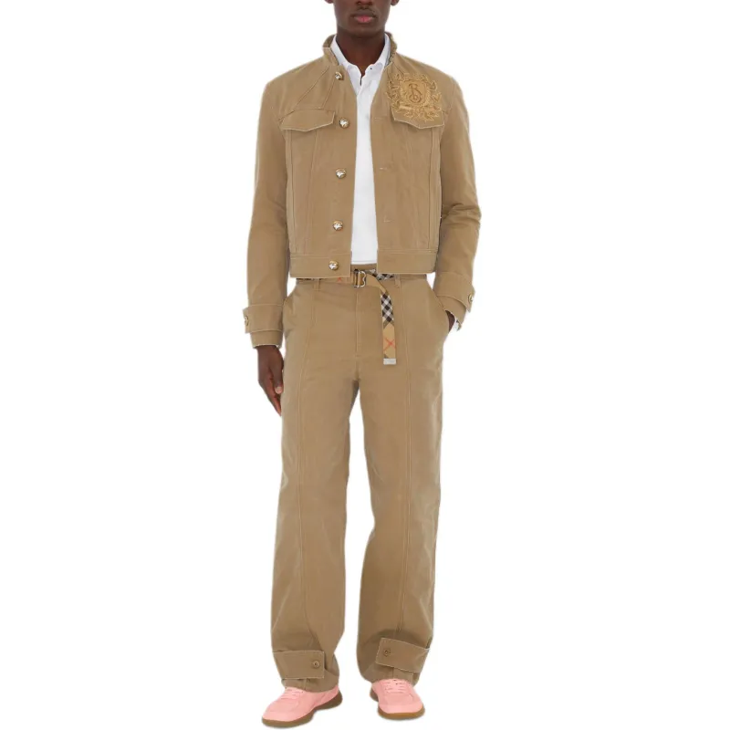 Burberry Cotton Trousers-1