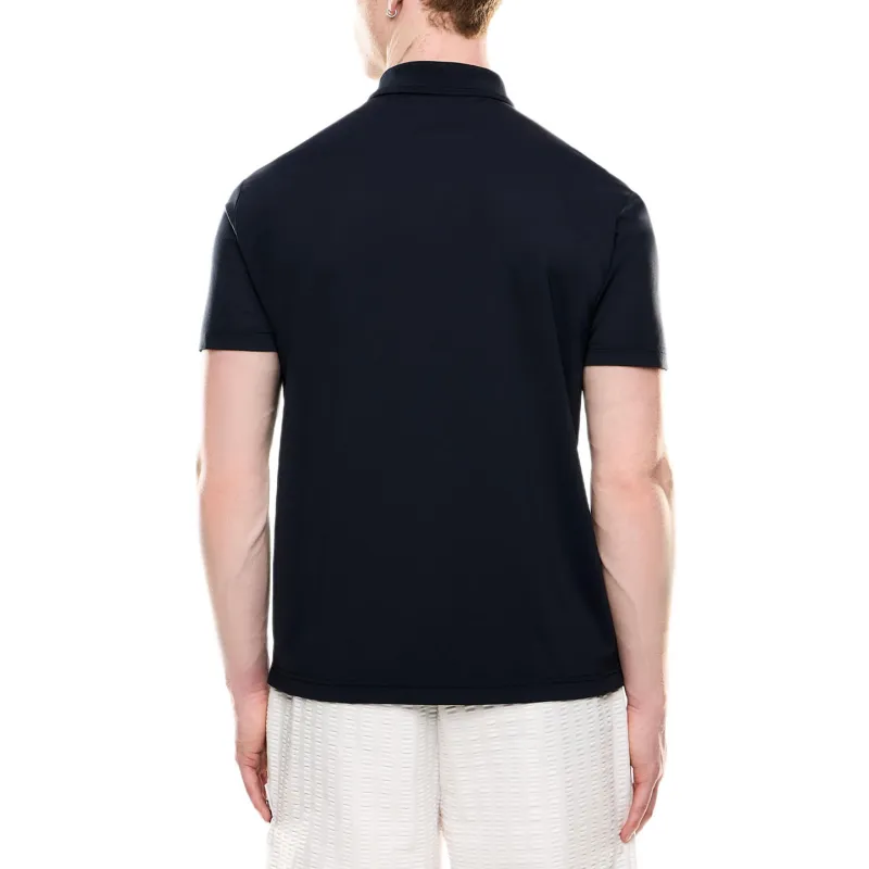 EMPORIO ARMANI Logo print Polo Shirt-2