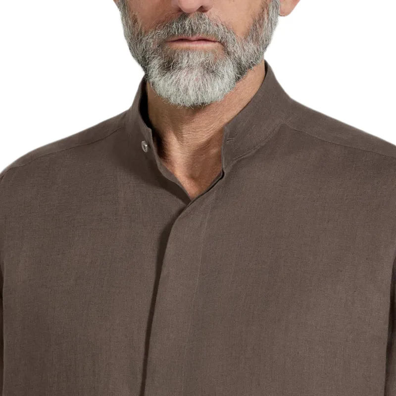 Ermenegildo Zegna Oasi Lino Shirt-4