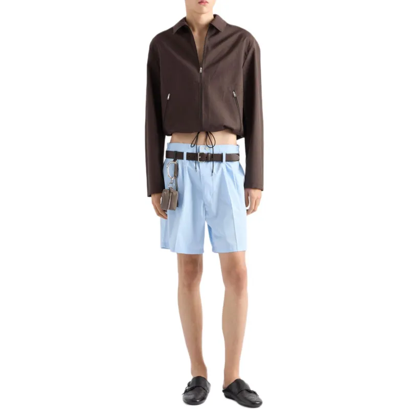 PRADA Casual Shorts Men's Sky Blue-2