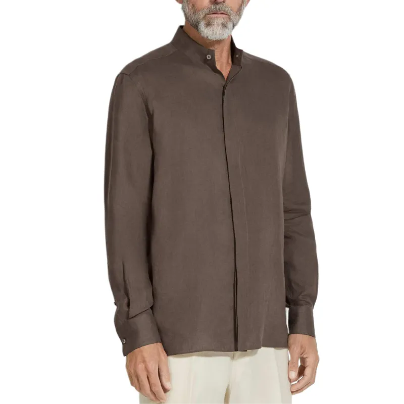 Ermenegildo Zegna Oasi Lino Shirt-2