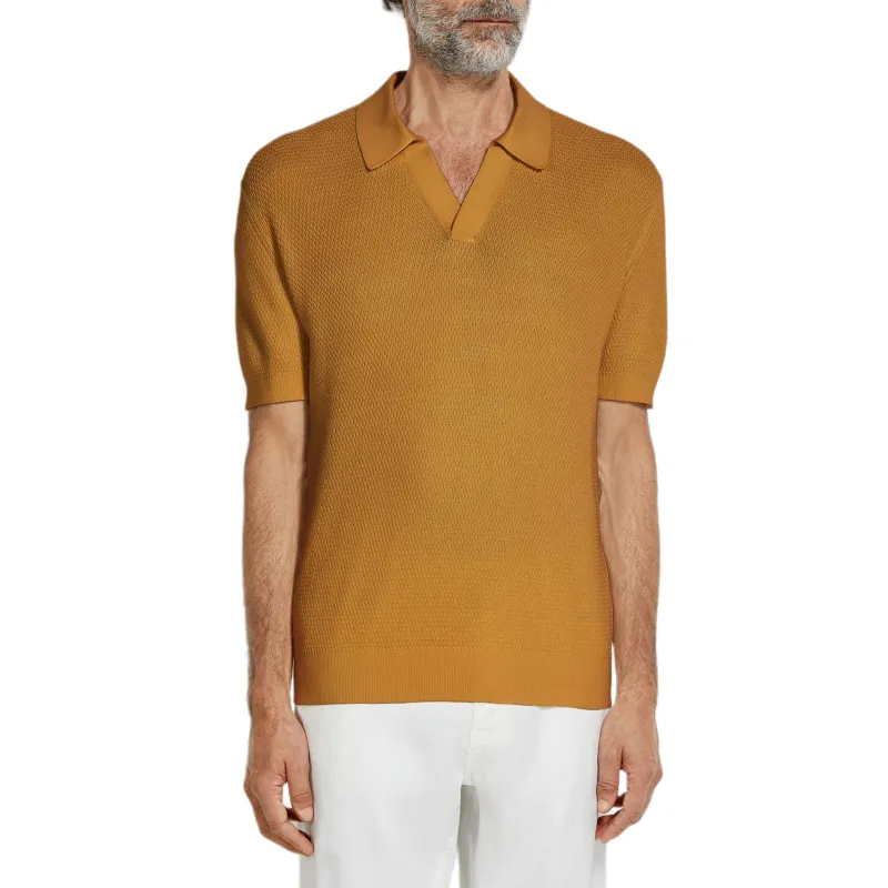 Ermenegildo Zegna Cotton Polo Shirt-1