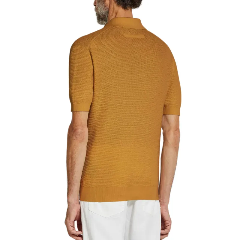 Ermenegildo Zegna Cotton Polo Shirt-3