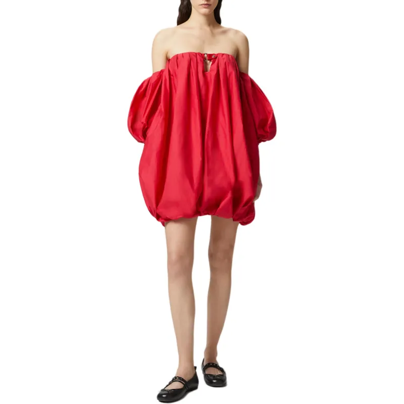PINKO Off shoulder Mini Dress-2
