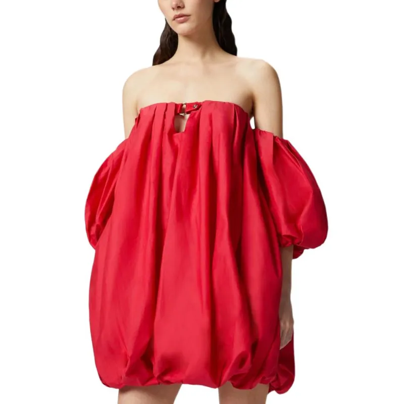 PINKO Off shoulder Mini Dress-3