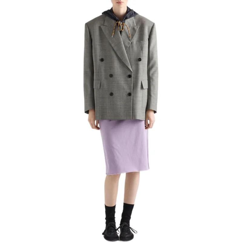 PRADA Casual Short Skirts Women's Purple-2