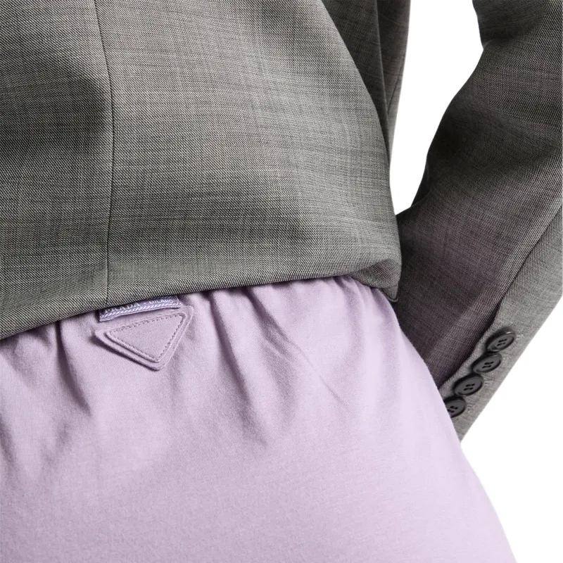 PRADA Casual Short Skirts Women's Purple-4