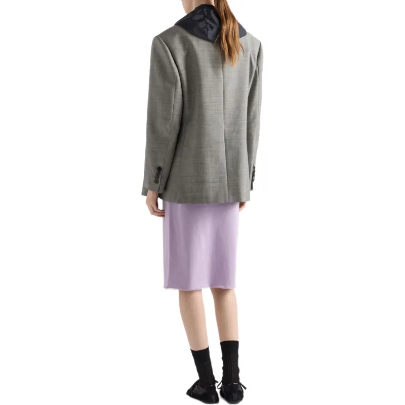 PRADA Casual Short Skirts Women's Purple-3