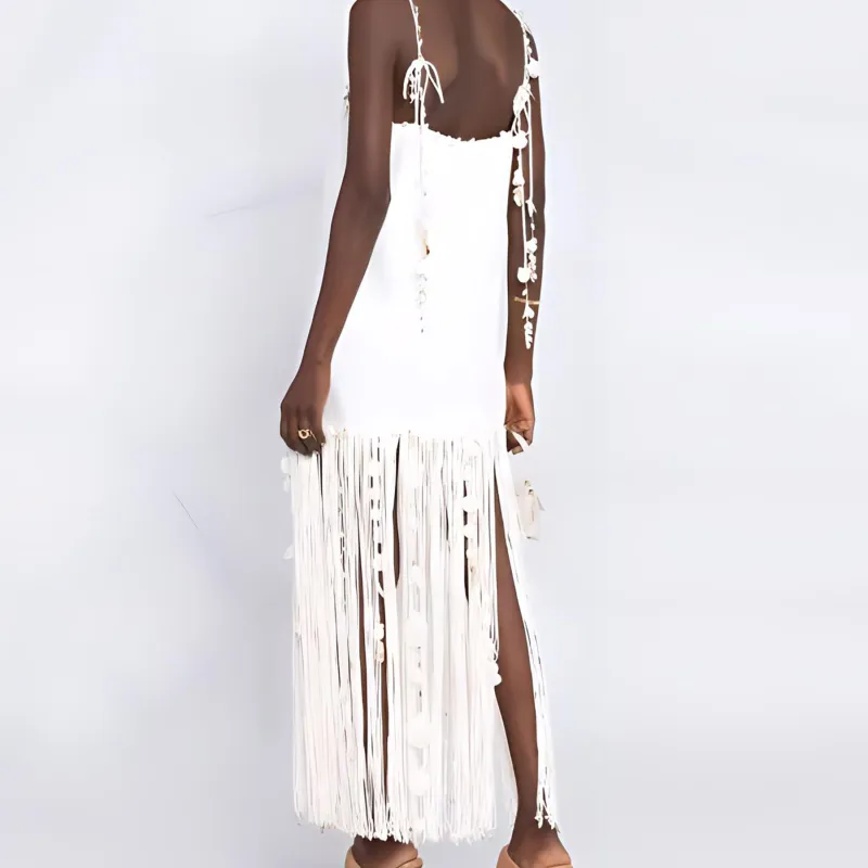 Zimmermann Sleeveless Dresses Women's White-4
