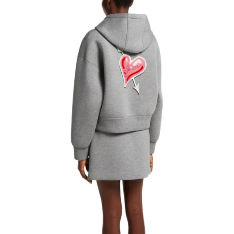 GUCCI FW25 Sweatshirt Women's Gray-3