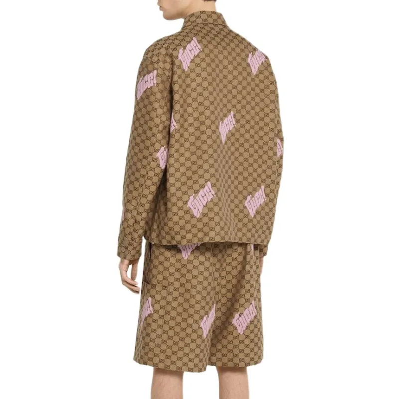 GUCCI FW25 Jackets & Coats Men's Brown-2