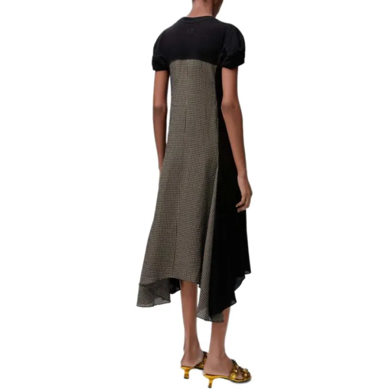 LOEWE SS25 Short Sleeved Dress Women's Black-2