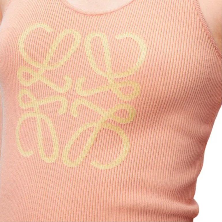 LOEWE SS25 Sleeveless Dress Women's Pink-3