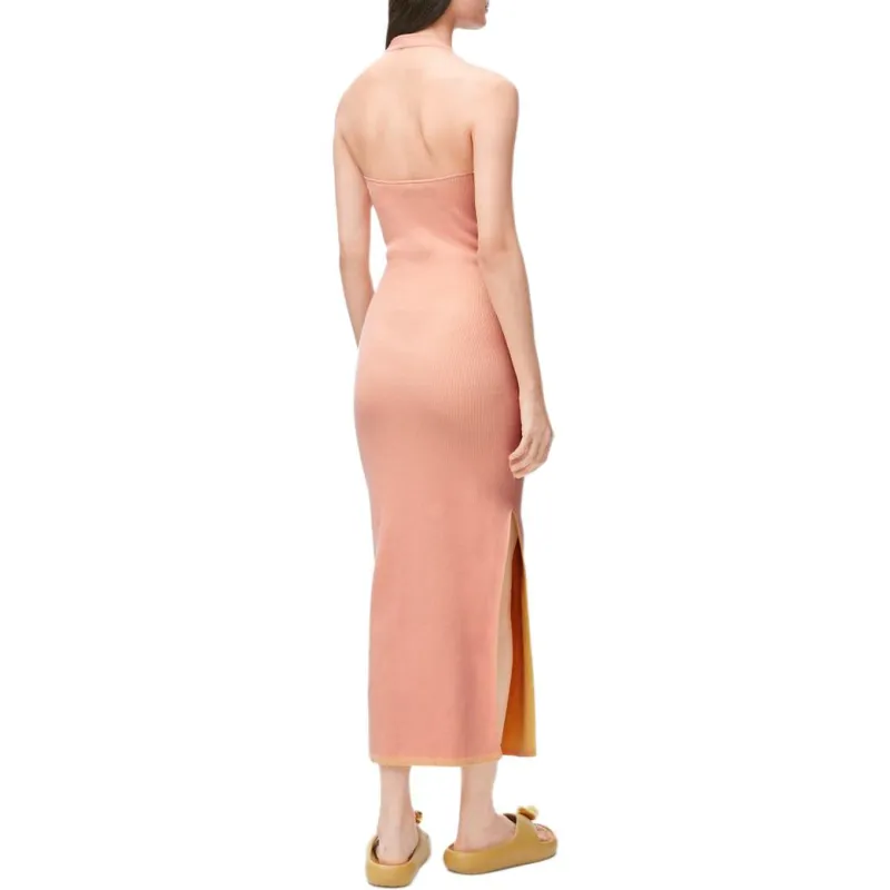 LOEWE SS25 Sleeveless Dress Women's Pink-2