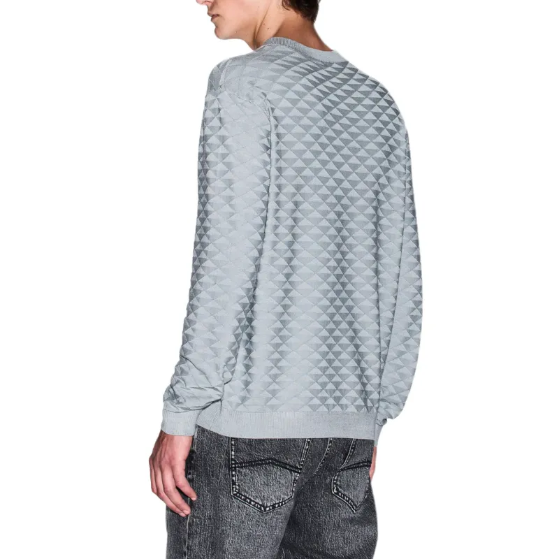 ARMANI EXCHANGEAE SS25 Knitwear Men's Gray-3