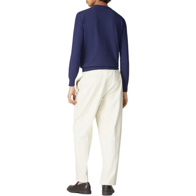 Loro Piana Knitwear Men's Cobalt Diamond Blue-4