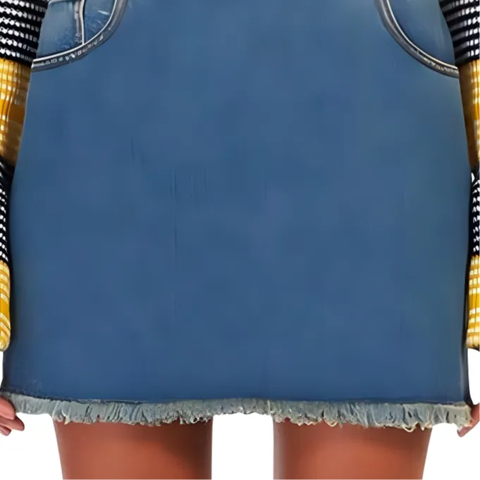 SportMax Denim Short Skirts Women's Blue-3