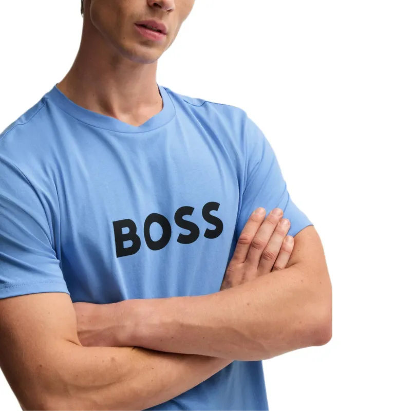 HUGO BOSS T Shirts Men Blue-3
