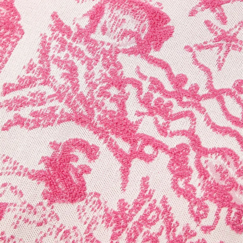 VERSACE Barocco UNDERWATER Knitwear Women's Pink-2