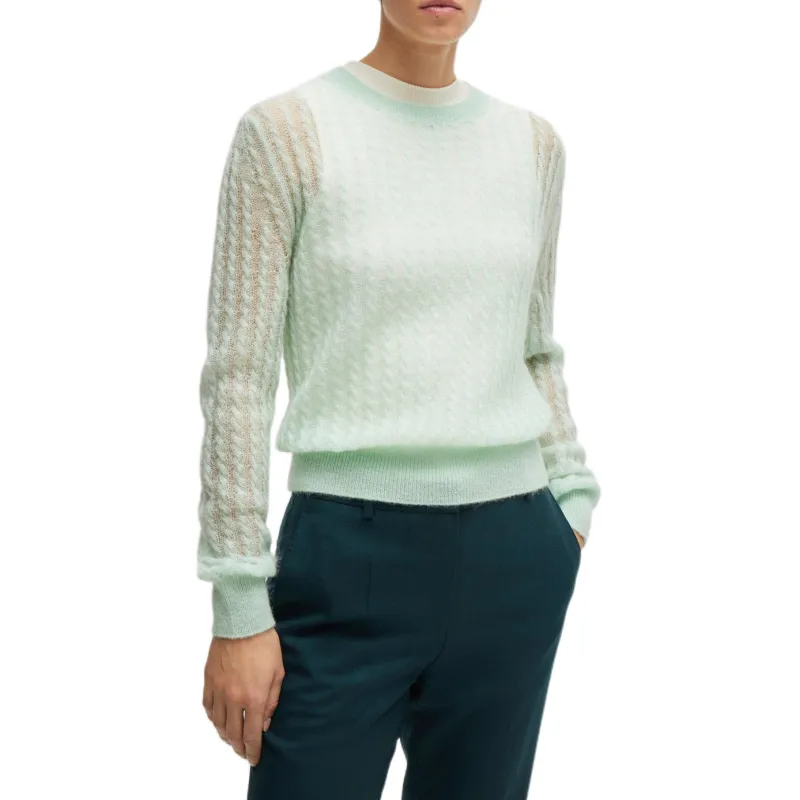 HUGO BOSS Sweaters Women's Cyan-1