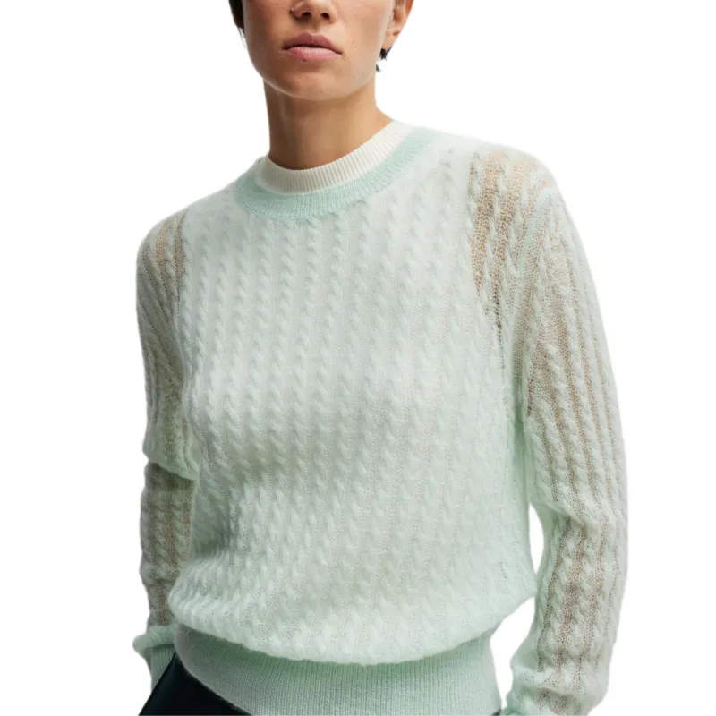 HUGO BOSS Sweaters Women's Cyan-4