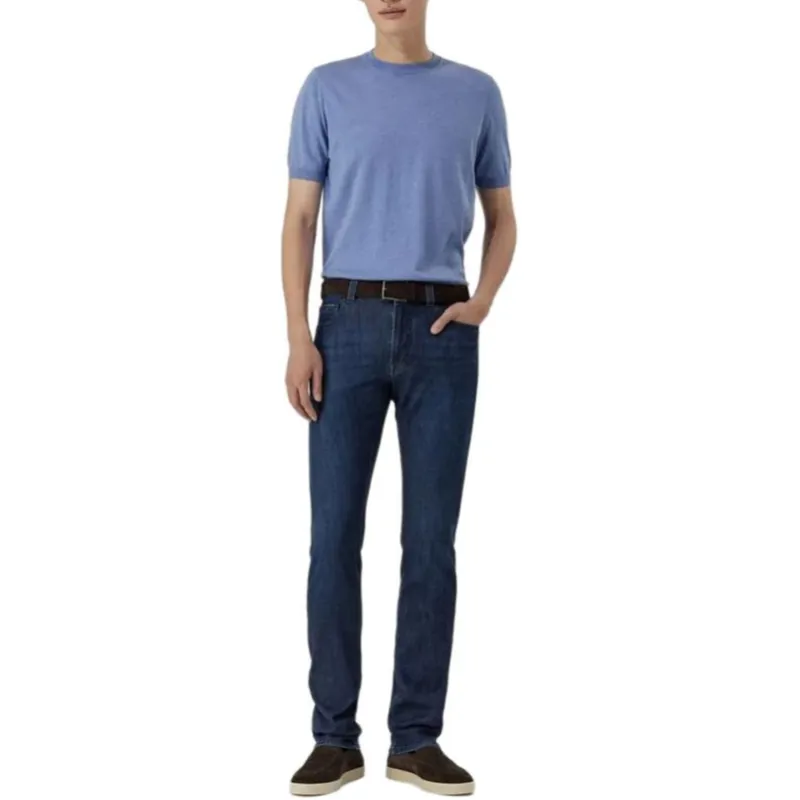 Canali Jeans Men Blue-1