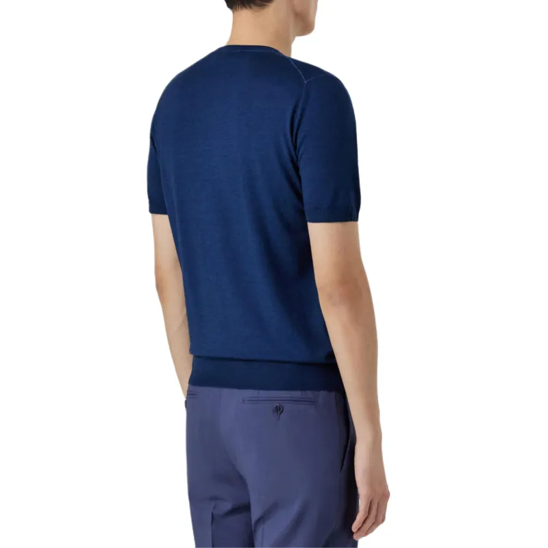Canali Fine knit T shirt-2