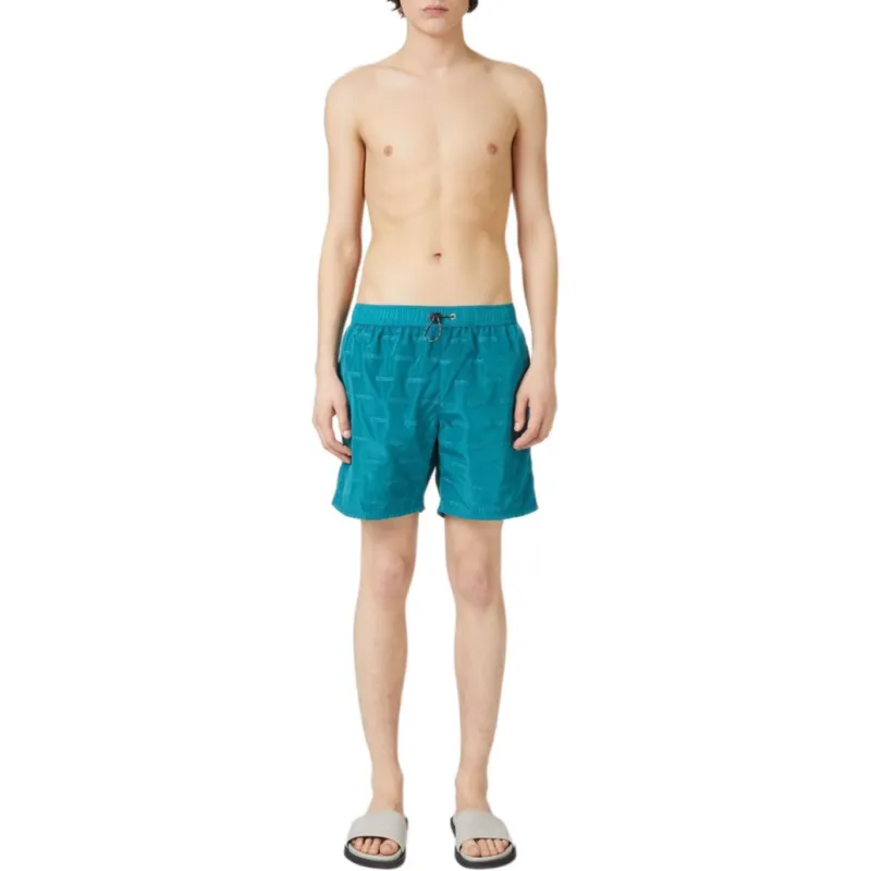 Iceberg SS25 Swimming Shorts Men's Blue Green-2