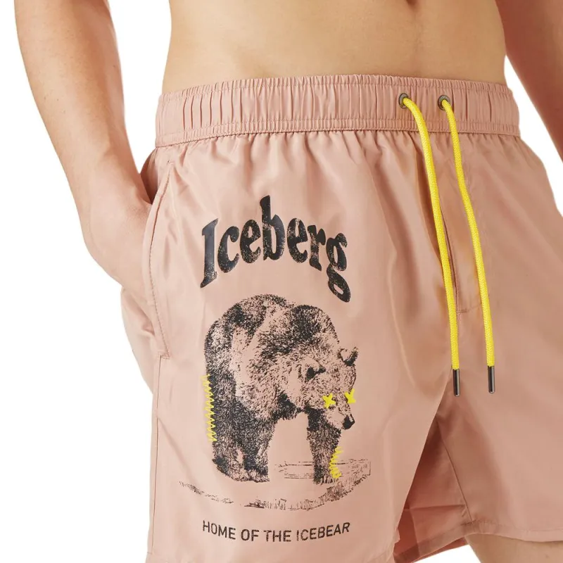 Iceberg SS25 Swimming Shorts Men's Pink-4
