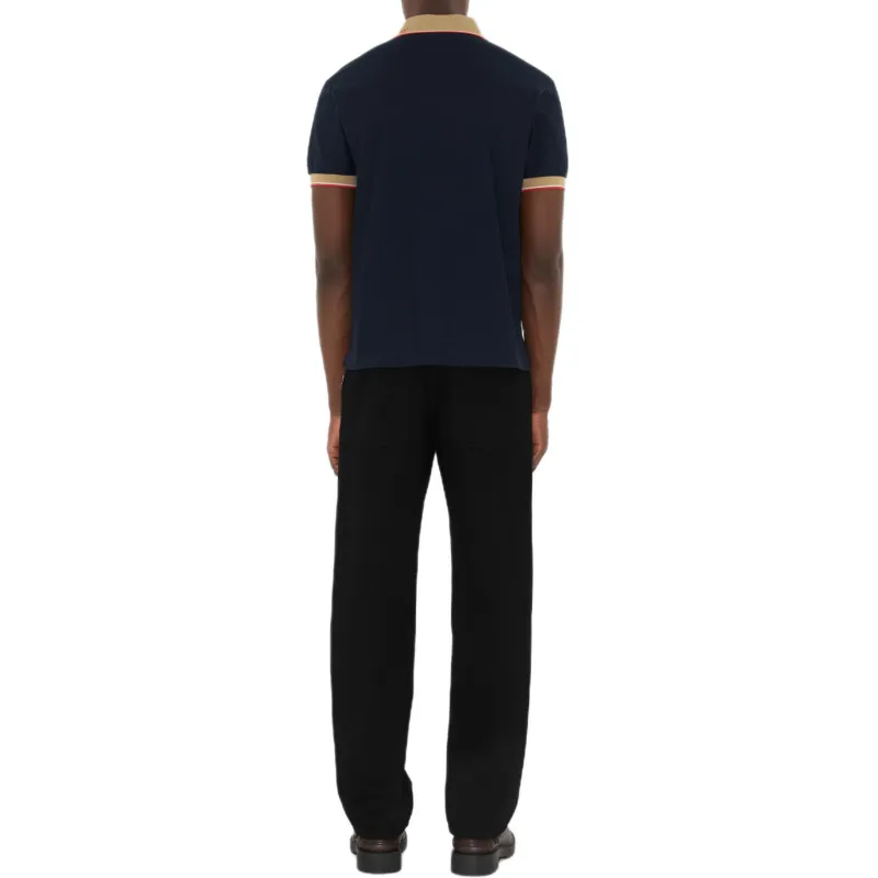 Burberry SS25 Polo Shirt Men's Navy Blue-2