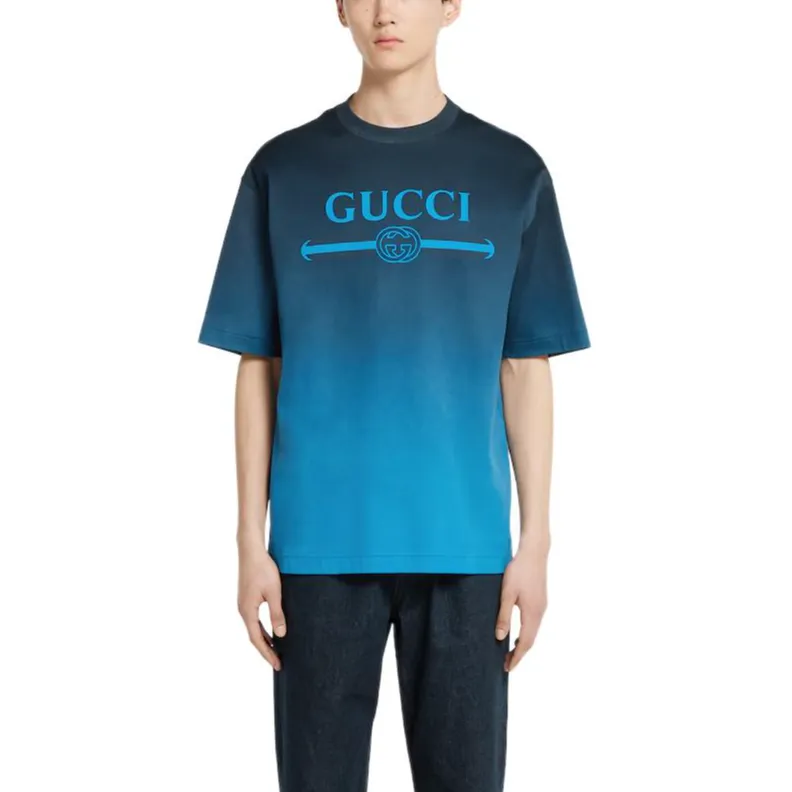 GUCCI T Shirts Men Blue-1