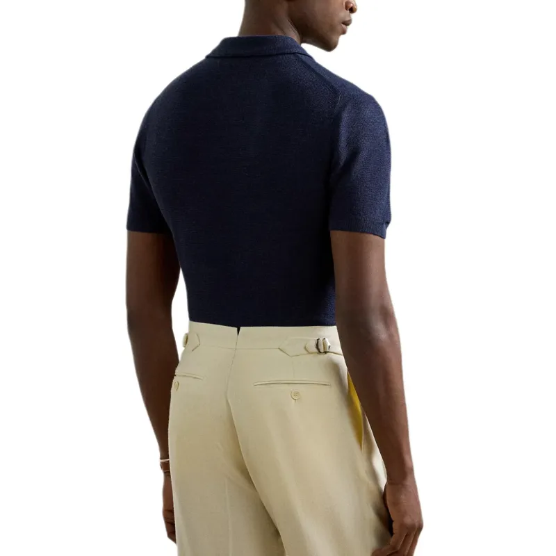 Ralph Lauren Purple Label Knitted Polo Shirt-2