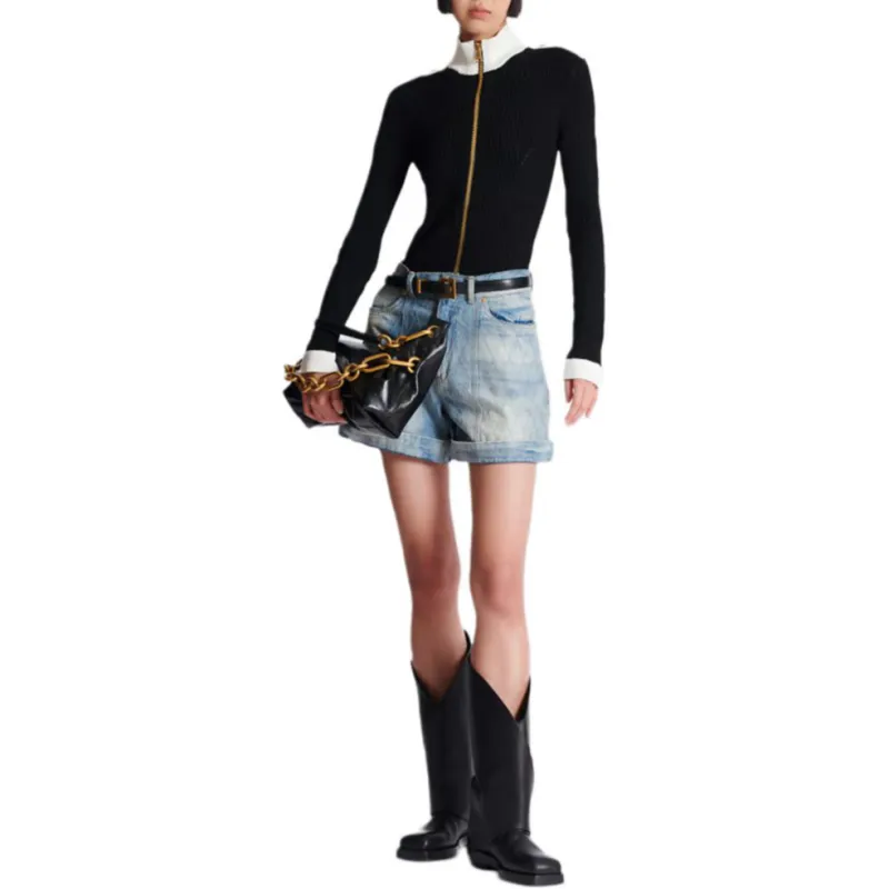 BALMAIN Ribbed knit Cardigan-3