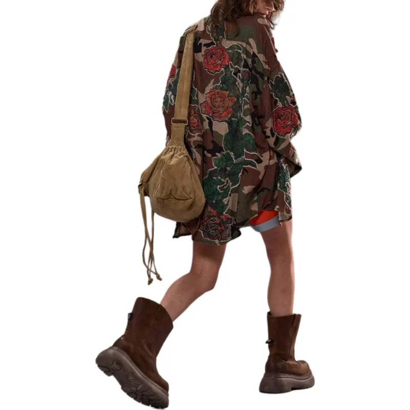 R13 Camouflage print Shirt-2