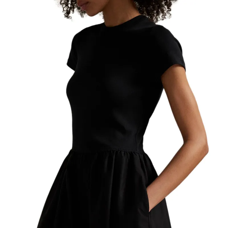 Polo Ralph Lauren Short Sleeved Dress Women's Black-4
