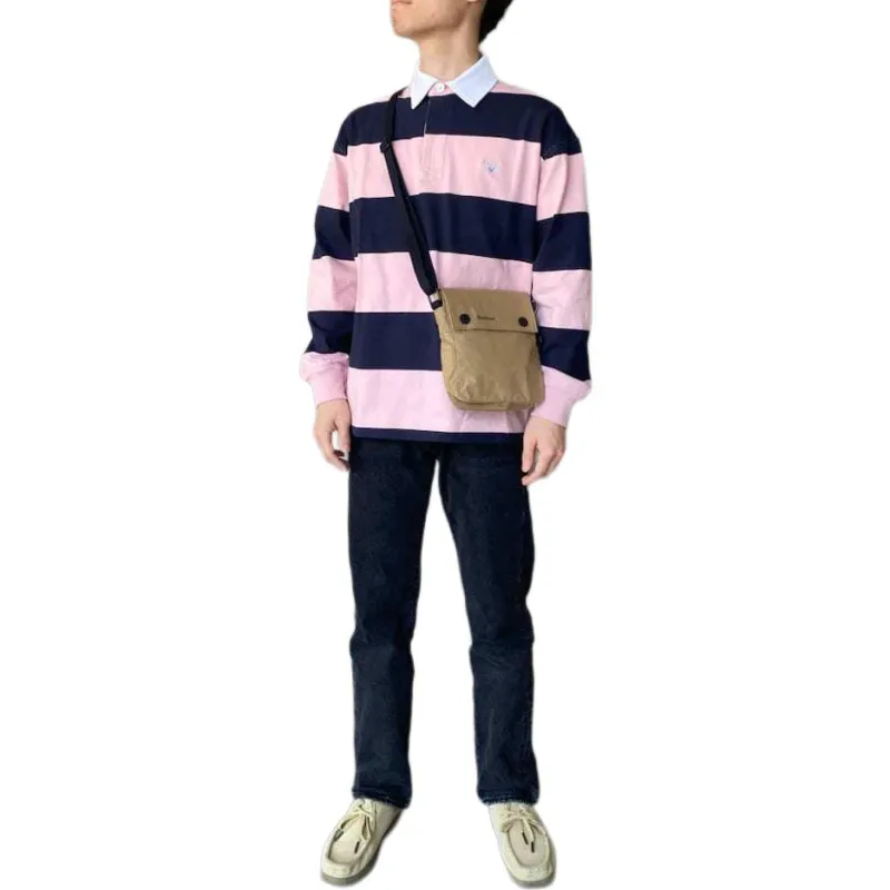 BARBOUR Polo Shirts Men Pink-3