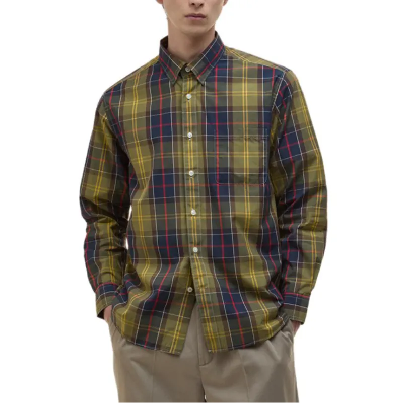 BARBOUR Shirts Men Green-1