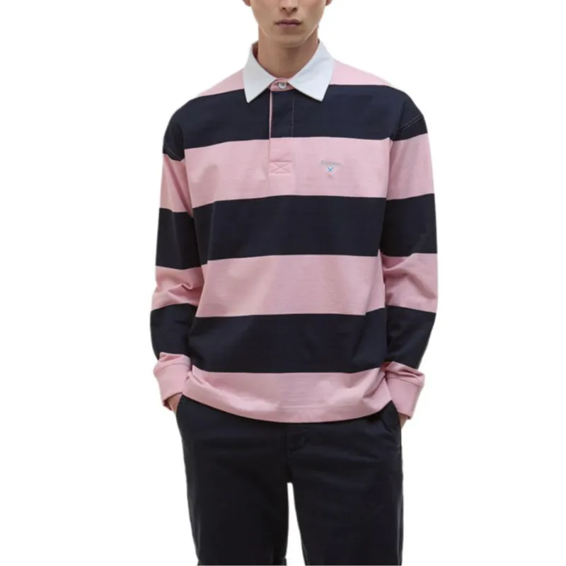 BARBOUR Polo Shirts Men Pink-1