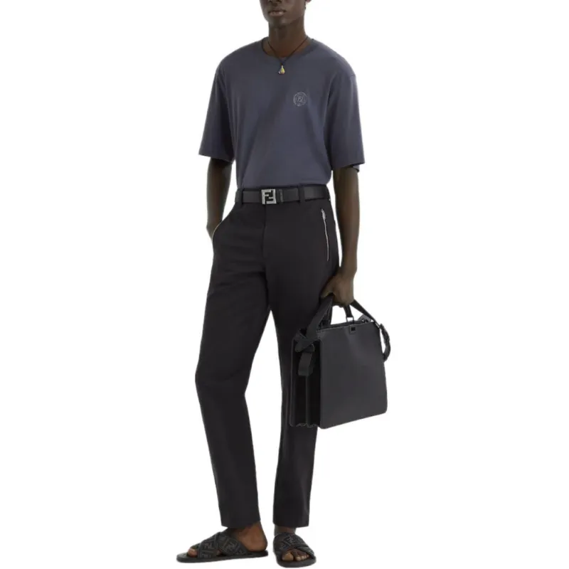 FENDI T Shirts Men Blue-2