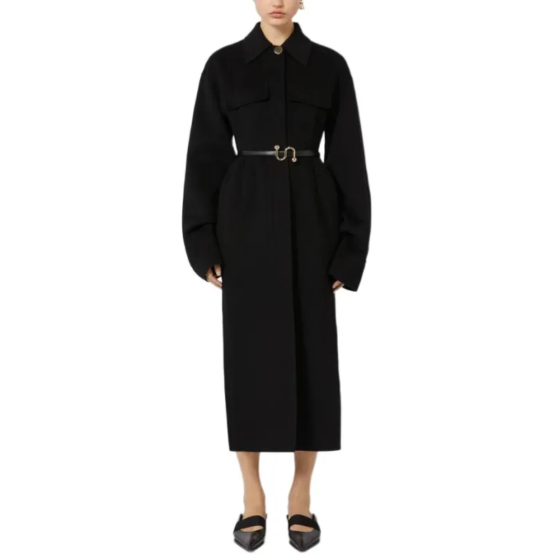 SportMax Coats Women's Black-2
