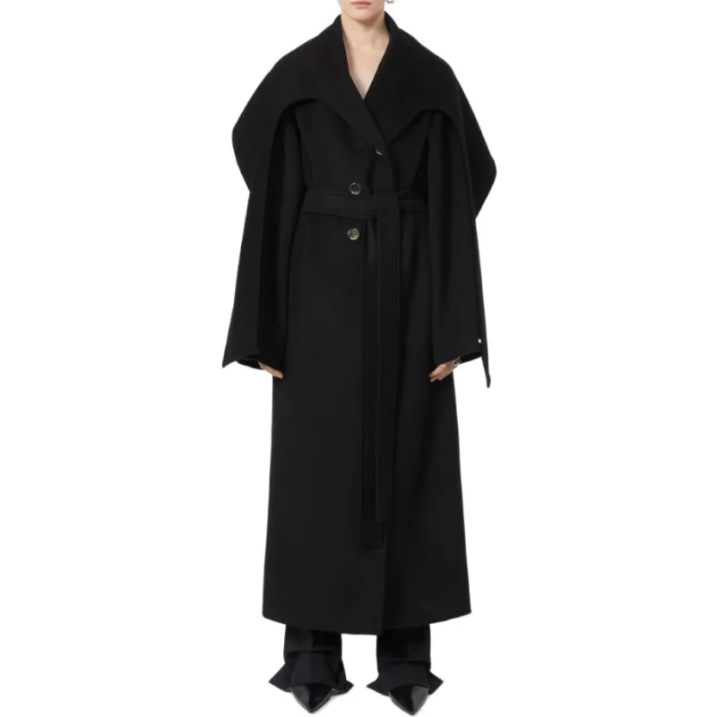 SportMax Coats Women's Black-1