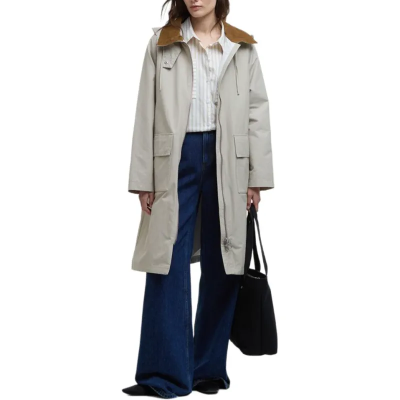 BARBOUR Trench Coat Women's Beige-1