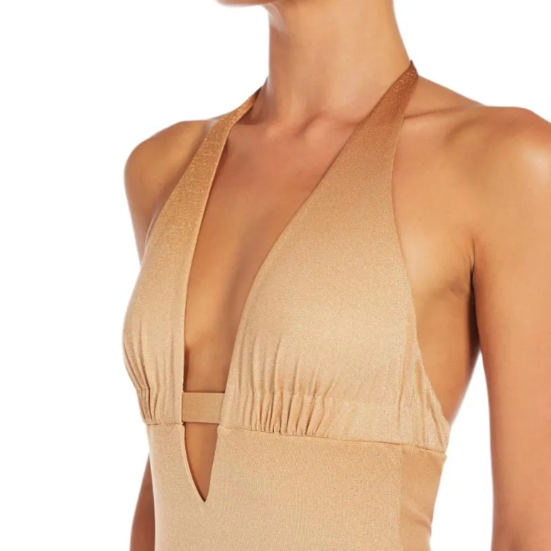 MaxMara One piece Swimsuit Women's Gold-4