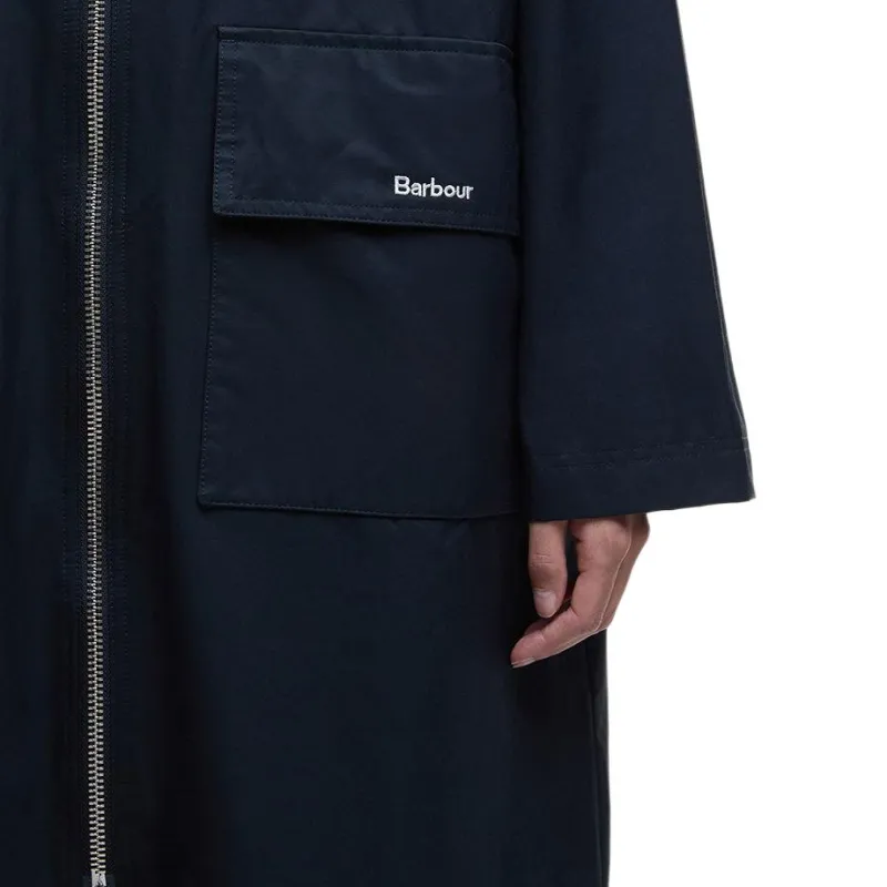 BARBOUR Trench Coat Women's Marine Blue-6