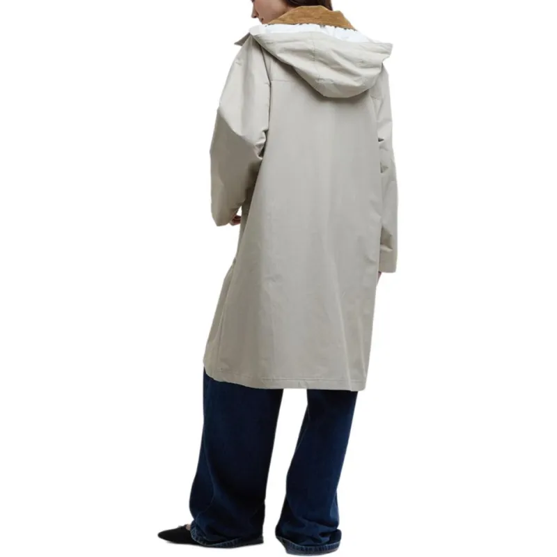 BARBOUR Trench Coat Women's Beige-3