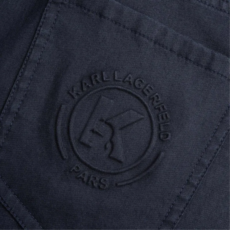 KARL LAGERFELD Casual Pants Men's Navy Blue-1