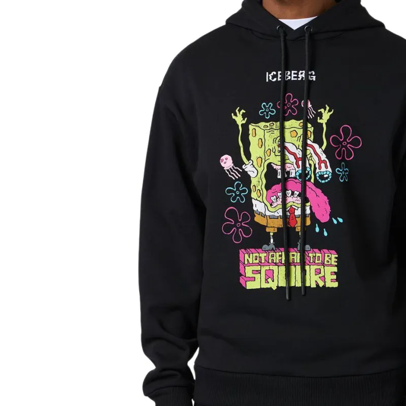 Iceberg Motif print Hoodie-4